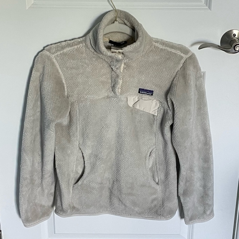 Patagonia woman’s re-tool snap-t Pullover fuzzy fleece 47581 - Picture 2 of 15